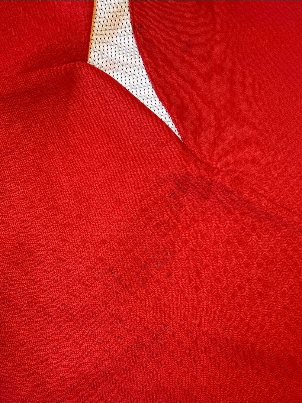 Puma Red and White Swiss Football Jersey - Picture 7 of 9